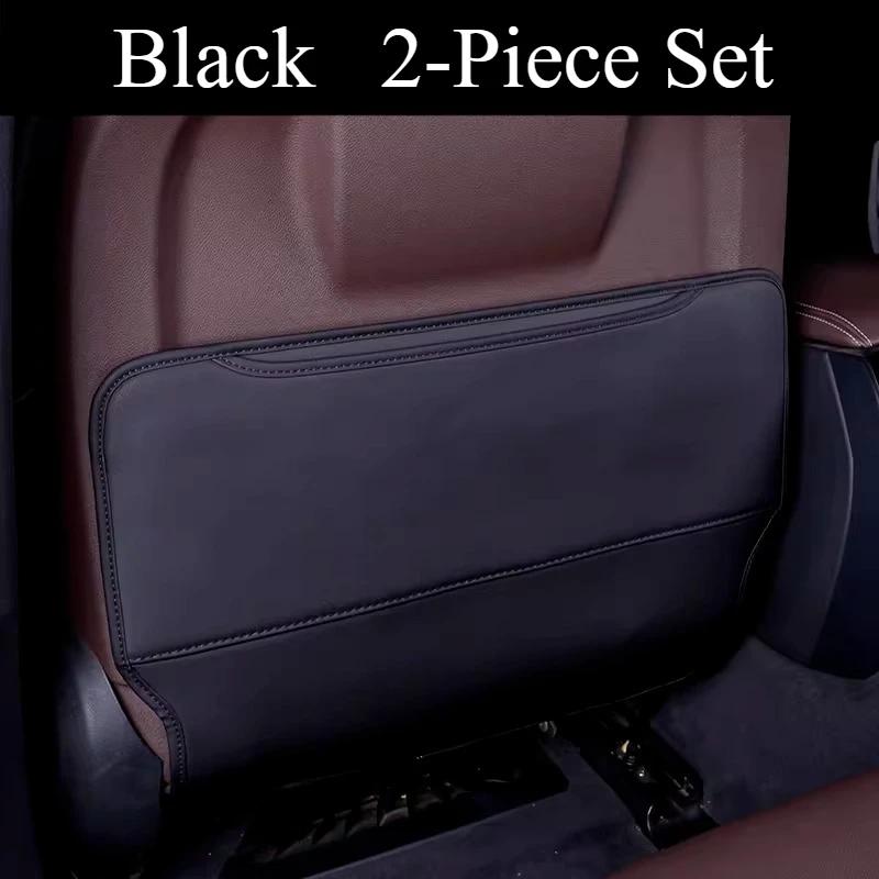 Car Universal Flip Fur Seat Backrest Rear Anti-kick Pad Interior Modification Accessories Anti-dirty Protective Pad Accessories