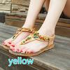Women Summer Bohemia Beach Flip Flops Shoes Gladiator Women Shoes Sandles Platform Clip Toe Shoes