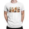 Men's T-Shirts Ghosts Boo Pumpkins Latte Coffee Crazy Pure Cotton Tee Shirt Short Sleeve Halloween Day T Shirts Round Collar Top