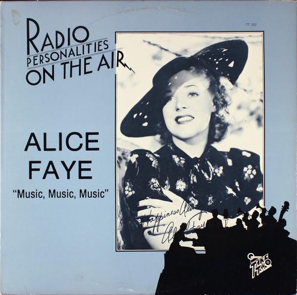 LP Record ALICE FAYE - Music Music Music TT302 Take Two Record 1985 UK Jazz Used