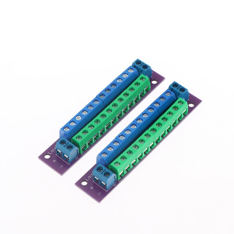 Efficient 12 Position Double Layer Power Terminal Block 2 Input 13 Output for Automotive Circuit Distribution