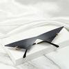 Oversized Triangle One Piece Women Sunglasses Vintage Rimless Clear Ocean Lens Eyewear Fashion Men Cat Eye Sun Glasses