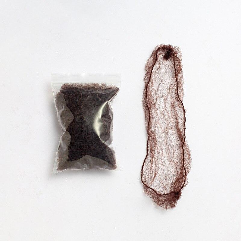 20 шт., инструмент для прически, черный, коричневый, бежевый, кофейный, 5 цветов, 5 мм, эластичные нейлоновые сетки для волос, невидимые сетки для волос для женщин