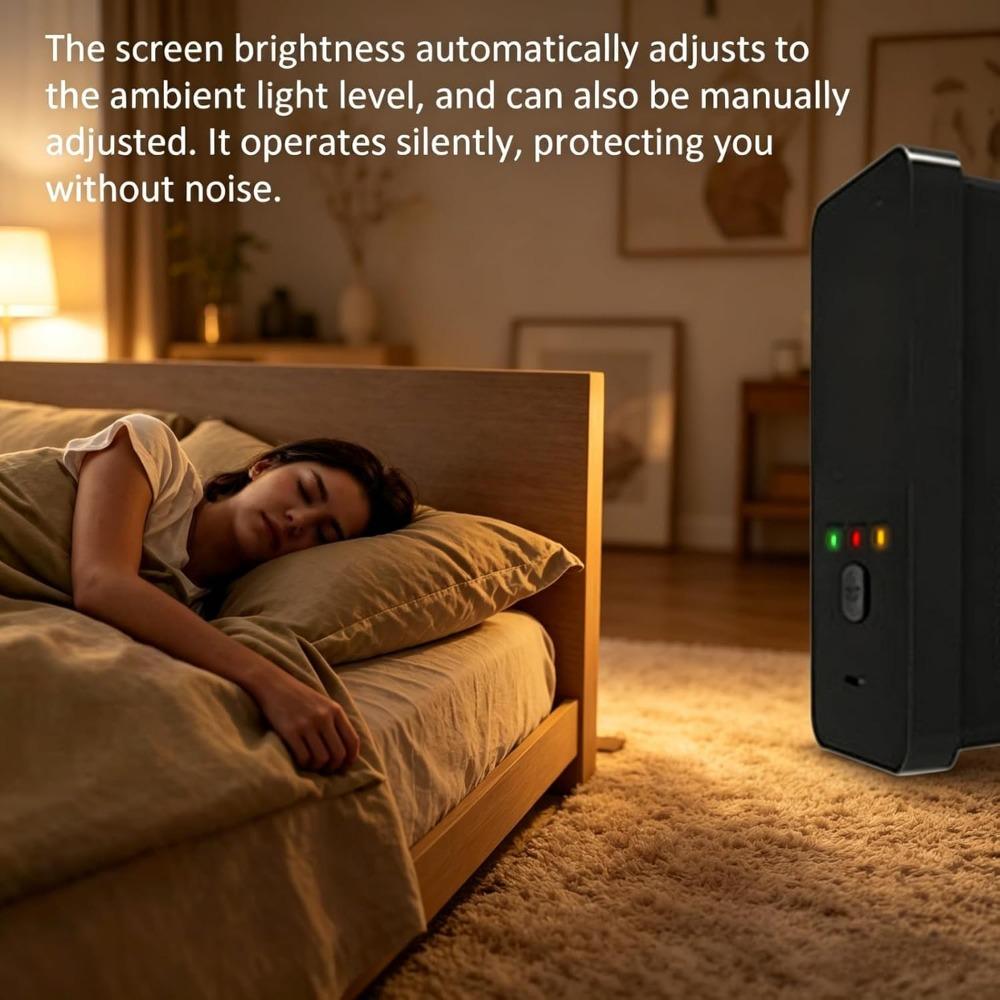 4-in-1 detector, equipped with a high-definition screen, real-time display, suitable for homes, apartments, hotels, and RVs