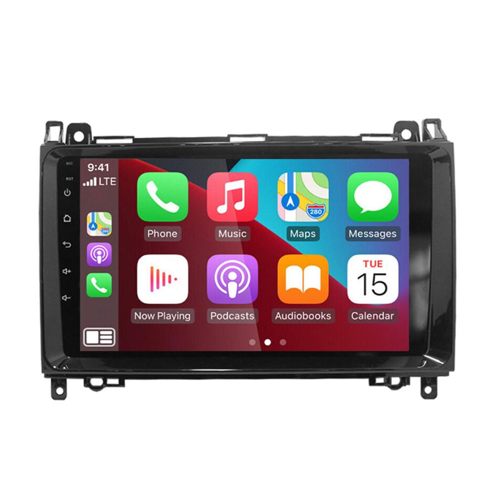 9" Carplay Android 11 Car Radio GPS Navi AHD Camera 2+32G Compatible for 04-12 Mercedes Benz B200