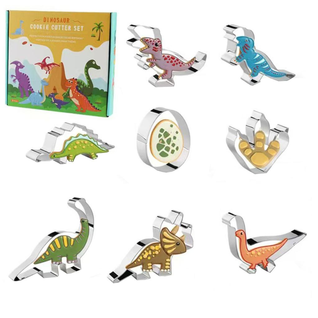 8PC Cookie Cutter Set - Fondant  Tools With Storage Case For Baking And Making