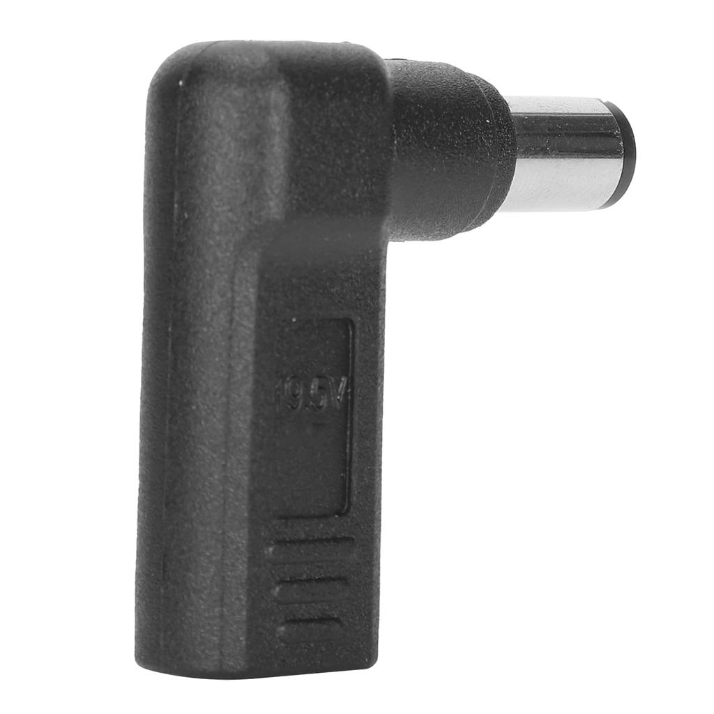 TypeC to DC Adapter Female to Male Plug 7.4x5.0mm Right Angle PD Connector Charging Device for HP Laptop