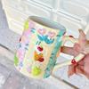500 ML Large Capacity Coffee Mug Household High Beauty Cute Ceramic Breakfast Milk Cup Creative Relief Water Cups Birthday Gift