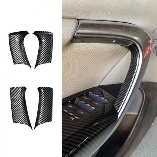 4 шт. Накладка на ручку двери автомобиля с текстурой карбона, рамка-молдинг для Buick Regal 2009-2015