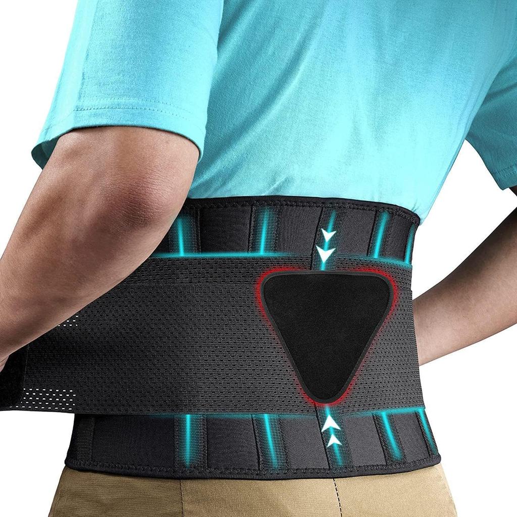 Adjustable Waist Support Pad With Steel Plates Medical Lumbar Belt Back Support Brace Lower Lumbar Belt for Pain Relief