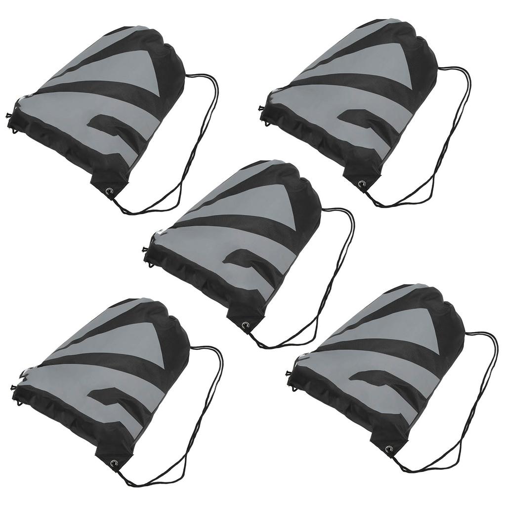 Набор из 5 штук Уличный рюкзак на шнурке Водонепроницаемая складная спортивная сумка Пляжный карман для плавания