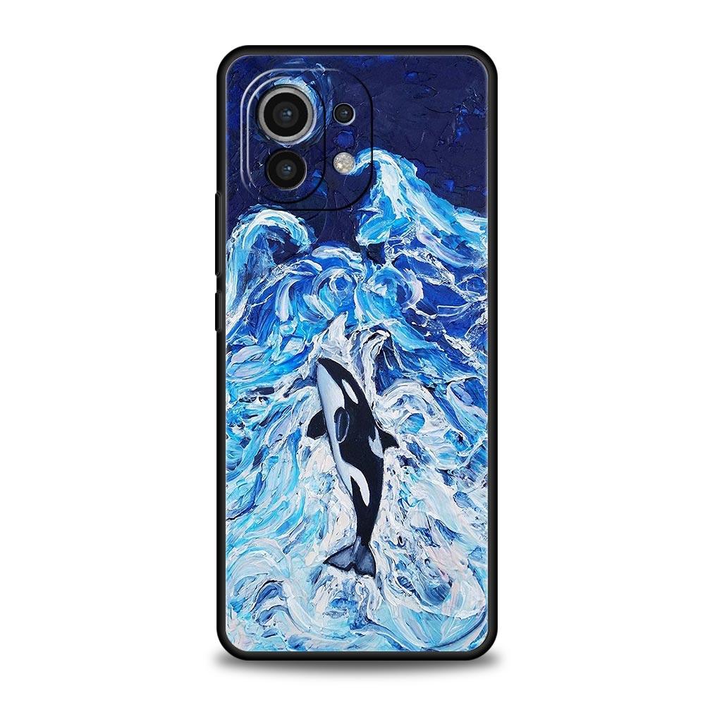 Чехол для телефона Orca ocean lovely killer whale для Xiaomi 14 13T 12T Pro 12 13 11 Ultra Mi Note 10 Lite 10T 5G 11X Pro 11i 9T