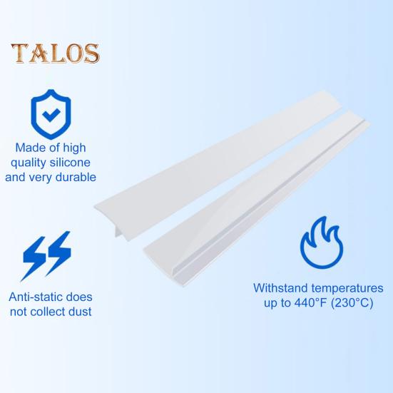 Крышка зазора для плиты, силиконовая резиновая полоска, термостойкий коврик, масло, пыль, вода, уплотнитель, кухонный наполнитель для дома, ресторана, отеля