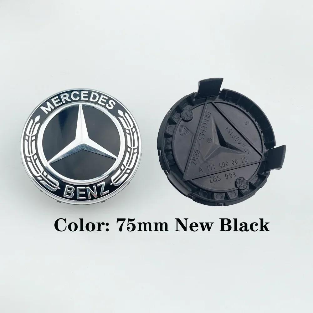 Hot Car Sticker 4pcs ABS 75mm Car Rims Hubcaps Wheel Center Caps For Mercedes Benz AMG C E S GLE CLC Class W204 W221 W205 W176 W