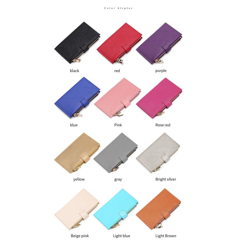 Женский держатель для карт, многофункциональный RFID-защита, двусторонний складной высококачественный карманный кошелек из искусственной кожи с крестообразным узором