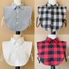 Solid Color Shirt Collar Men's Fake Collar Basic All-match Men's Plaid Fake Collar Detachable Collar Wholesale
