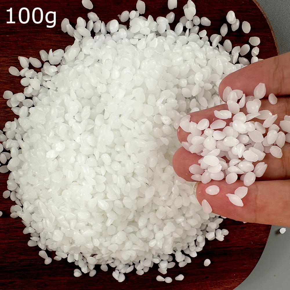 Белый пчелиный воск Материал для изготовления свечей своими руками 100% чистый натуральный Гранулированный мешок Без запаха Частицы воска Сырье Принадлежности для рукоделия