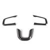HEBE ABS Steering Wheel Trim Decoration Protection for Jeep Wrangler JL 2018 2019 2020 2021 2022 2023 2024 Accessories fv1