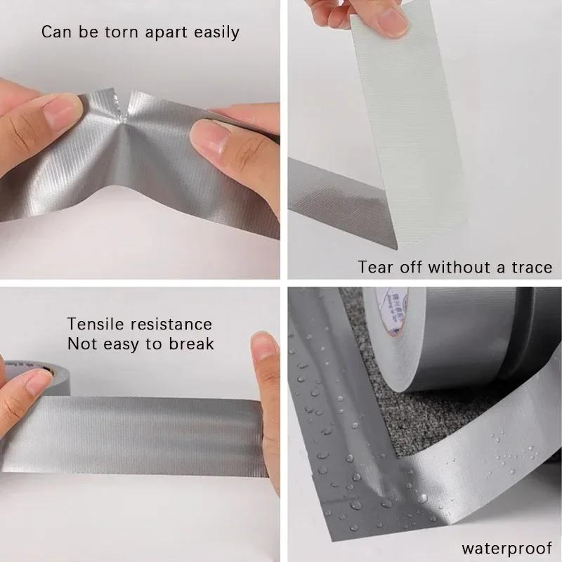 10m Super Sticky Cloth Duct Tape Carpet Binding Floor Waterproof Heavy Duty Industrial Adhesive Tape Repair Bundles
