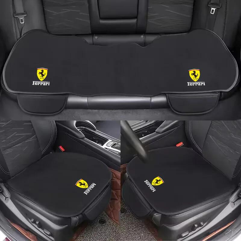 Car Front Back Seat Cushion Protect Pad Auto Non-Slip Cover For Ferrari 488 Roma F8 SF90 Spider Portofino LaFerrari Accessories JG2