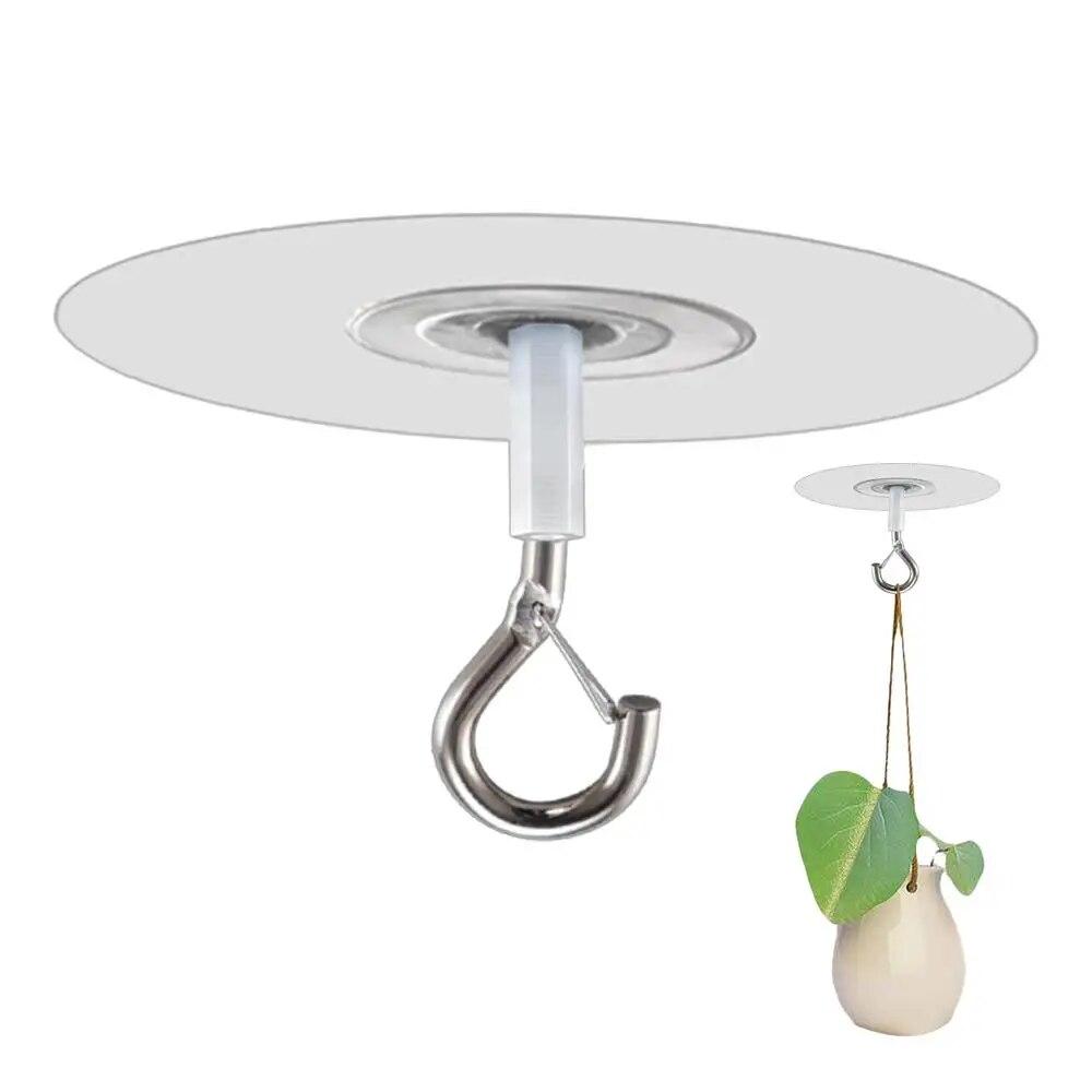 Потолочные крючки, сверхпрочные самоклеящиеся водостойкие крючки для потолка, многофункциональные крючки для воздушных шаров, колокольчиков