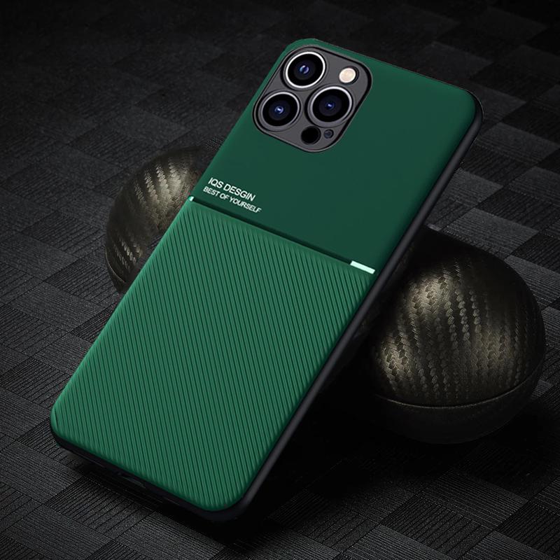 Чехол-подставка с текстурой кожи для iPhone 14 13 12 11 Pro Max X XR XS Max 8 7 6S 6 Plus, противоударный, мягкий ТПУ, задняя крышка
