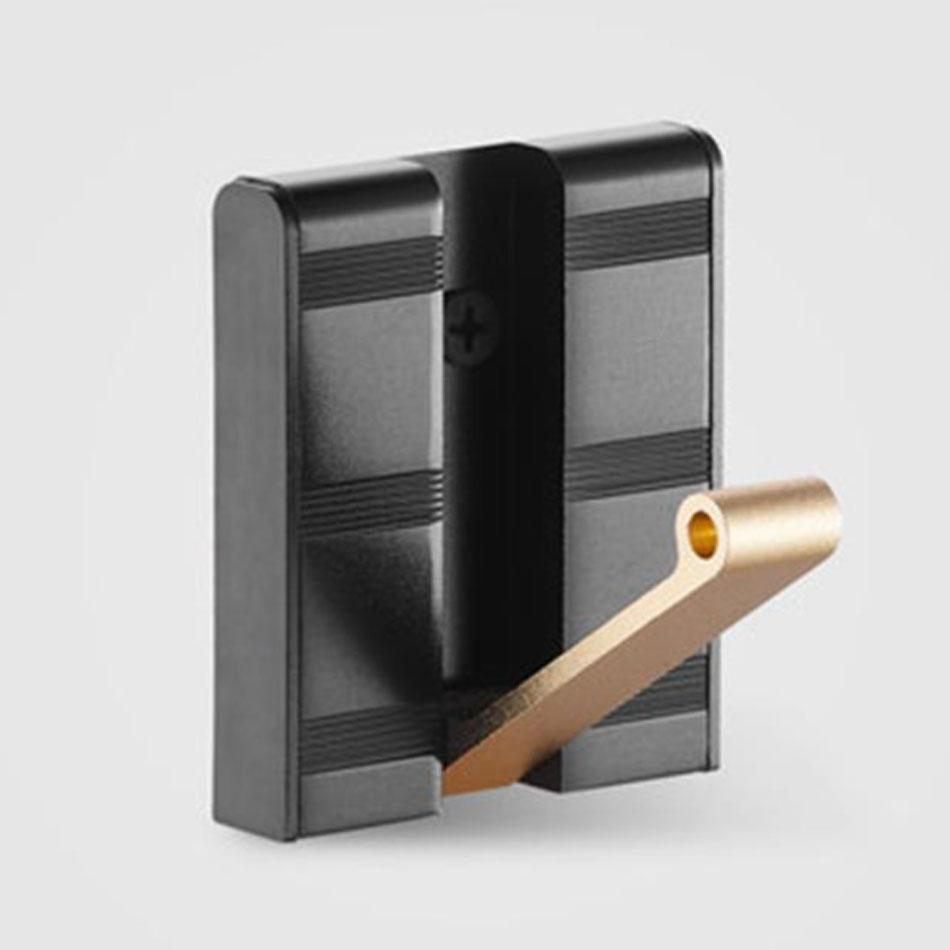 Невидимый складной настенный крючок, черный, серебристый, золотой, алюминиевый, для прихожей, ванной, туалета, двери, для хранения одежды и полотенец 1 2 3 4 5 6 Крючки