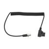 D TAP Male to 4 Pin Mini XLR адаптер спиральный кабель питания для TVlogic Monitor шнур питания 12 В