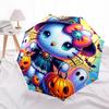 1pc Halloween Hello Kitty Automatic Open/Close Umbrella, Lightweight Design for Everyone, Halloween & Christmas Gifts - Ideal for Daily, Formal, Party