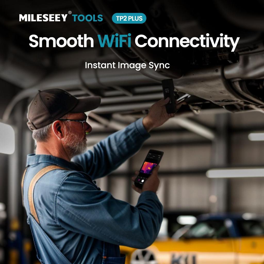 Mileseey Тепловизионная камера TP2 PLUS для iPhone iOS Android, 256*192 WIFI тепловизионная камера, Тепловизор для ремонта