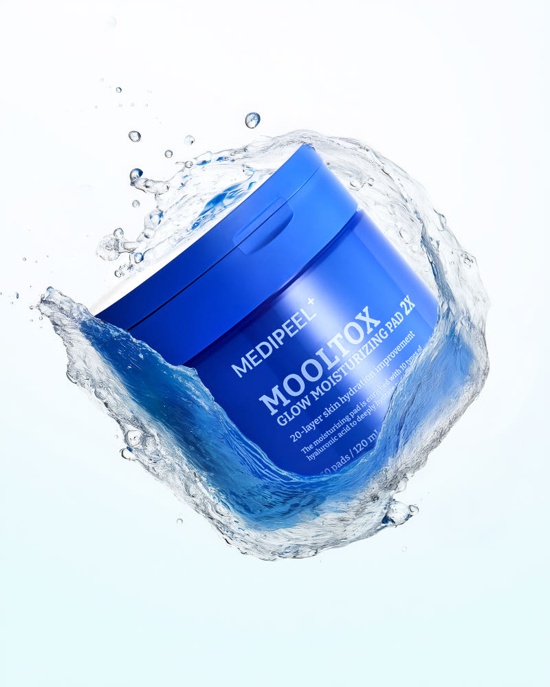 MEDIPEEL Mooltox Glow Moisturizing Pad 2X 50 Pads 120ml Hydrating Radiance Skin Barrier Care