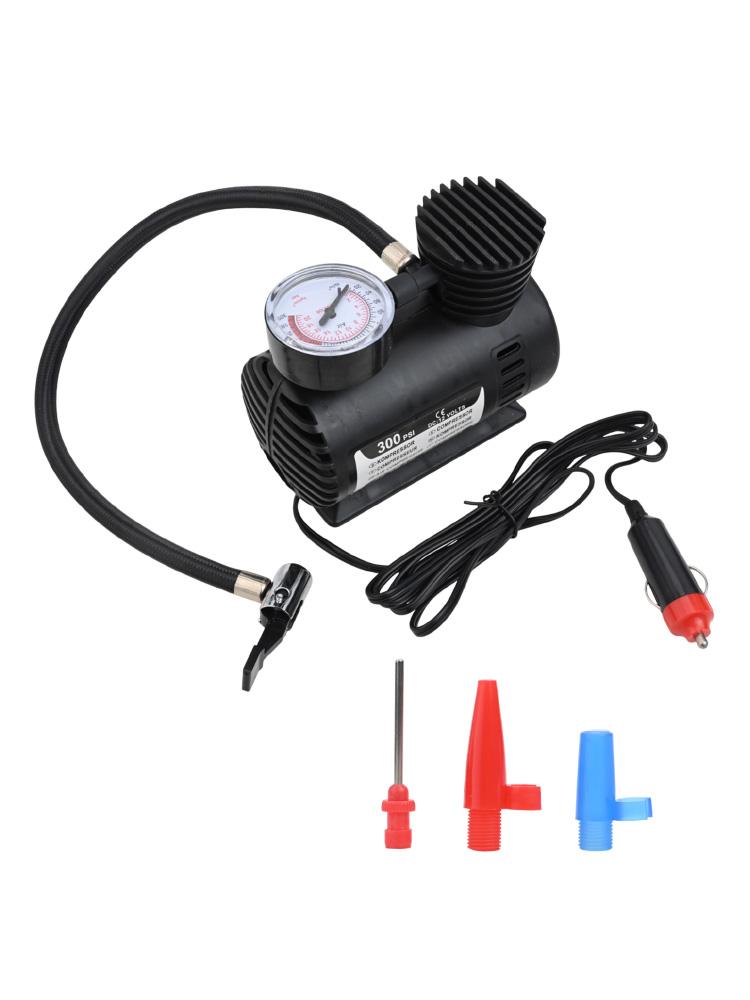 Lightweight 12V Air Compressor 300psi Electric For Inflator for Car Tires and Sports Balls Portable and Compact Design