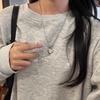 Long Love Heart Pendant Necklace Adjustable Sweater Chains Fashion Clavicle Chain  Women