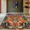 Persian Rug for Living Room Classic Home Decor Luxury Carpet Non-slip Bedroom Decoration Study Mat Washable Coffee Table Rug