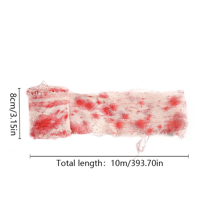 Украшения из марли для Хэллоуина, для дома, сада, дверей и окон, настенные украшения из полиэстера, товары для самостоятельного изготовления, праздничные принадлежности