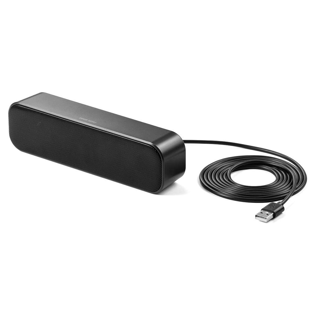 Sanwa Direct PC Максимальная мощность 6 Вт Кабель 2 м Динамики, USB, Компактные, Выходная мощность, Длина, Проводные, 400-SP109