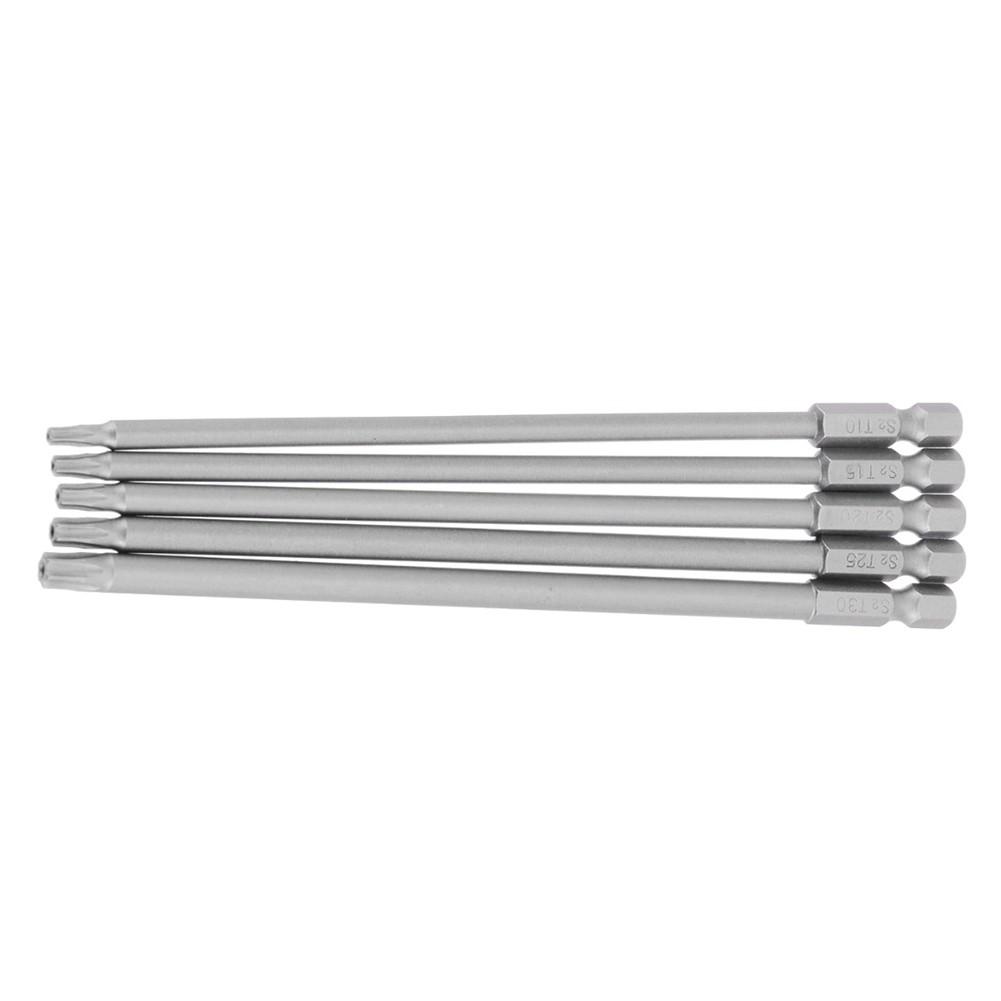 Центральное отверстие 5 шт. Магнитная Torx-отвертка Шестигранный хвостовик