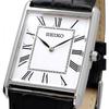 [Seiko] Мужские часы Seiko S Square deSign с кварцевым механизмом Swr049 Белый циферблат X Черный кожаный ремешок [Продукт, ввезенный по параллельному импорту]