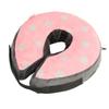 Pet Cone Collar Short Plush Protective Inflatable After Surgery Pet Recovery Collar for Dogs and Cats