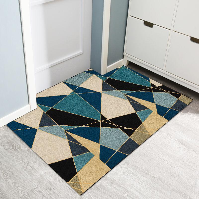 3D китайский коврик для пола, коврик для двери, для дома, спальни, гостиной, ванной комнаты, нескользящий, впитывающий, пригодный для машинной стирки, коврик