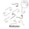 100pcs/lot 20*17mm 10 Color Iron Bead Charms Earring Wires With Ear Hook Earrings Clasp Findings Supplies For Jewelry Making DIY