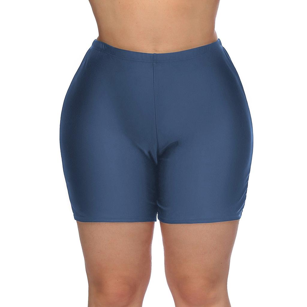 Charmleaks Женские плавки больших размеров с однотонным дном и высокой талией