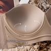 Letter shoulder strap half cup underwear women's small breasts gather and show large anti-sagging upper support, no marks, no steel ring, beautiful ba