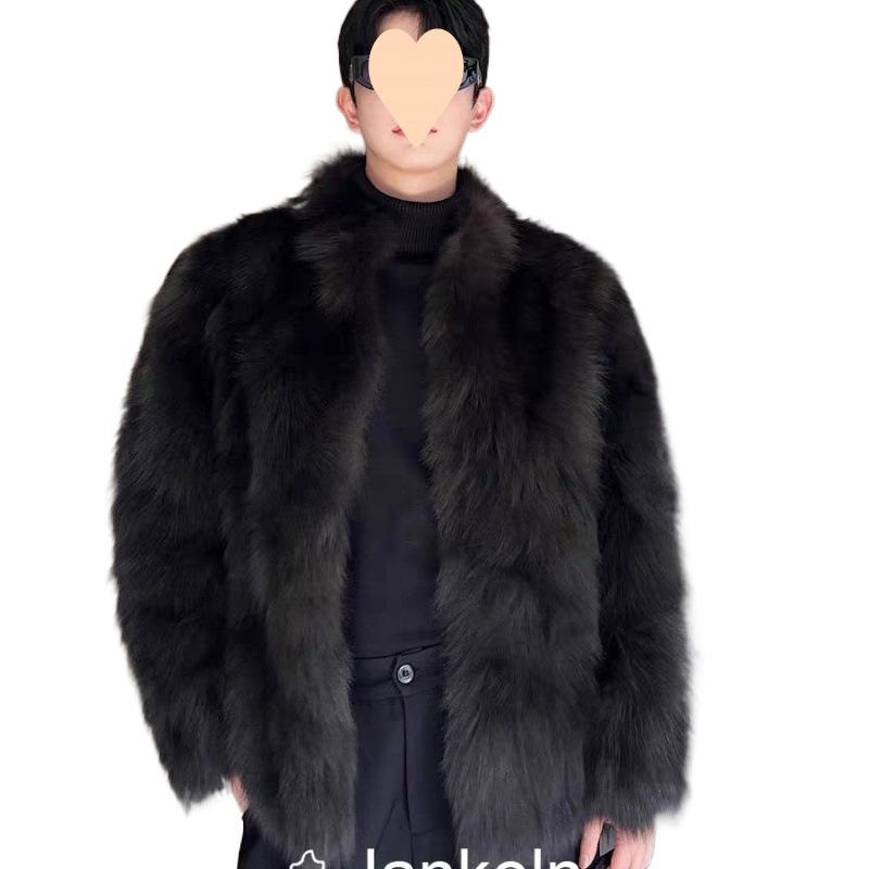 Мужское пальто мужское утолщенное норковое пальто зимнее пальто