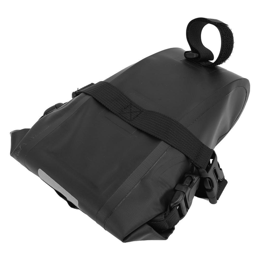 Сумка-седло велосипеда со светоотражающей полосой безопасности 2,5 л, водонепроницаемая, совместимая с задним фонарем, для гор