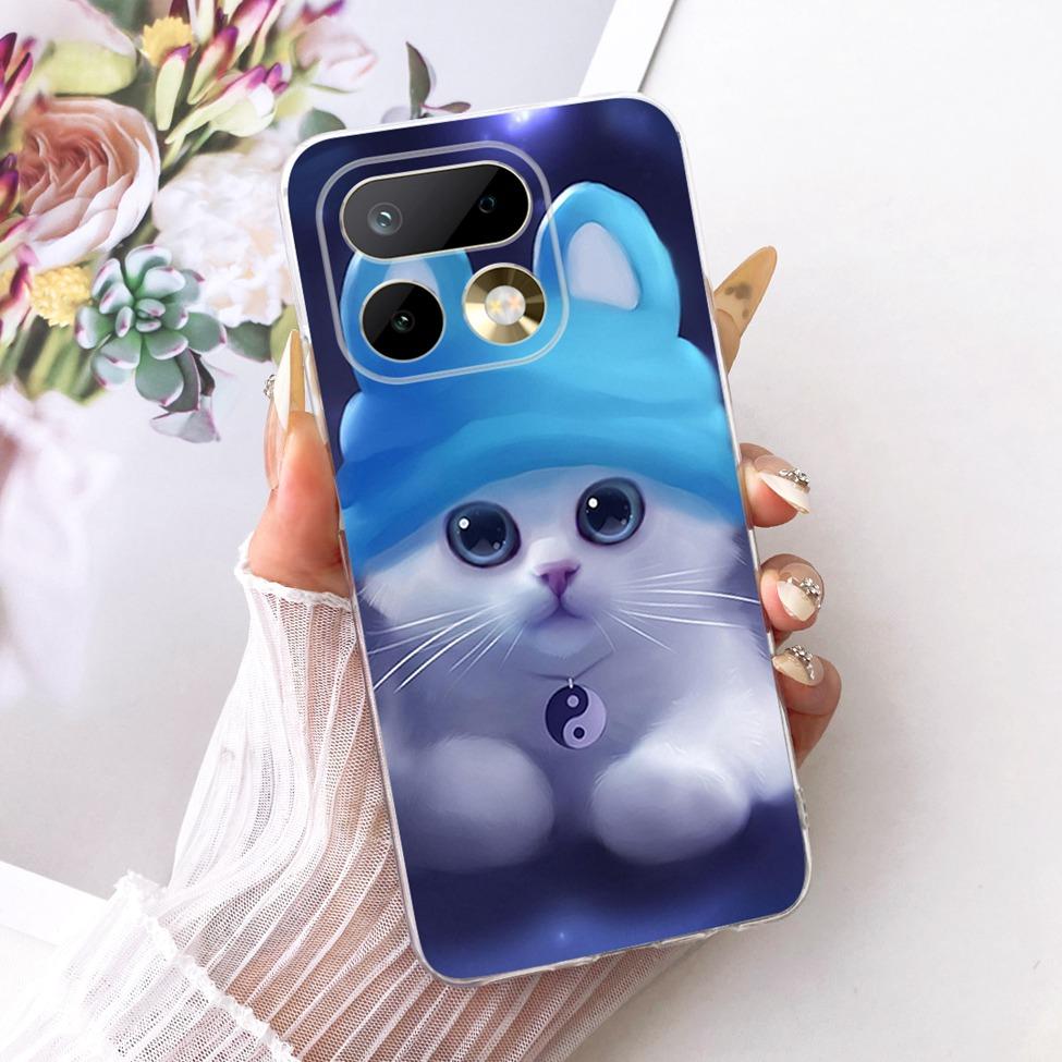 Transparent For Realme 16 Pro 5G Case Luxury Cute Cat Fashion Butterfly Cool Painted Casing For Realme RMX5121 RMX5120