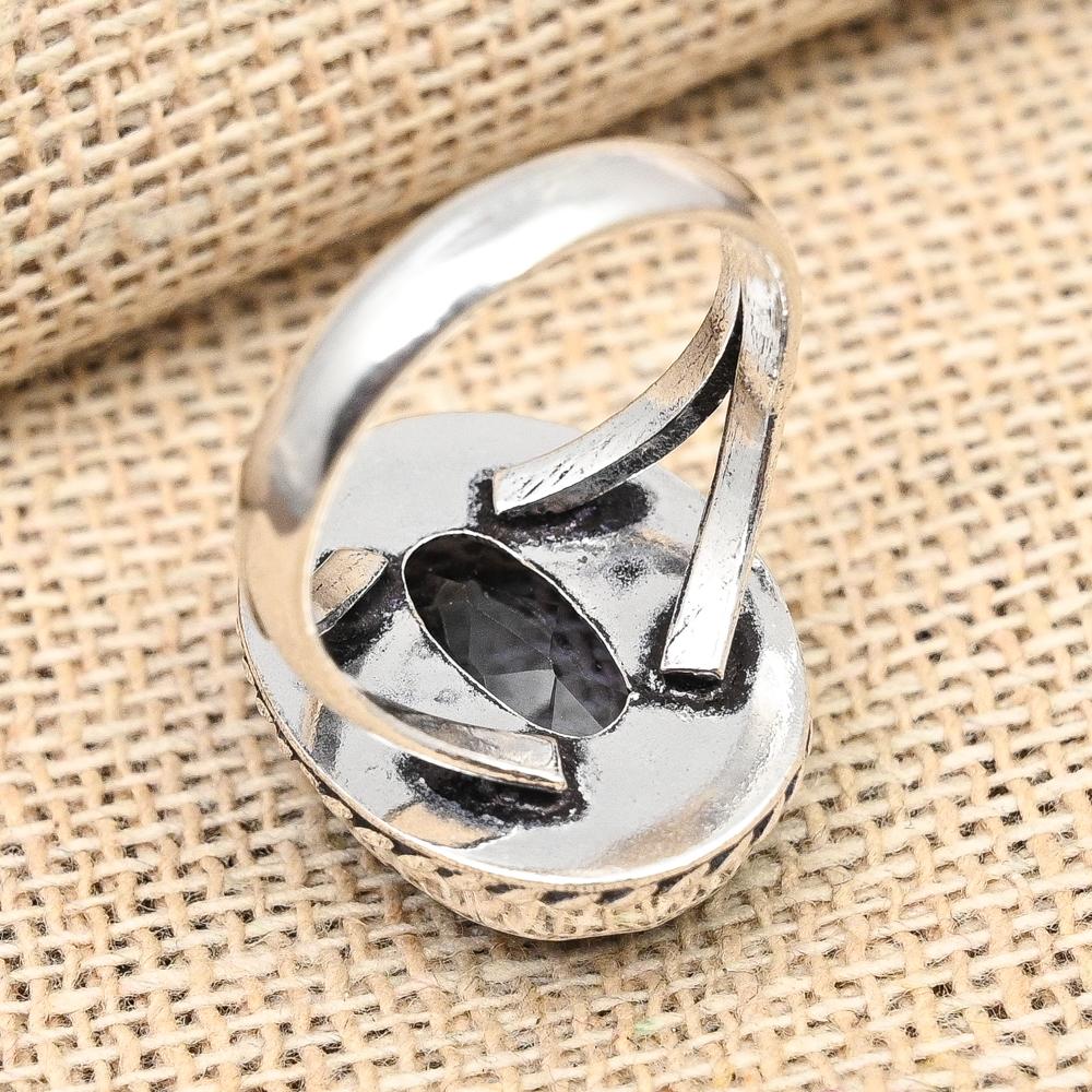 Wonderful Amethyst Gemstone Handmade Jewelry 925 Sterling Silver Ring