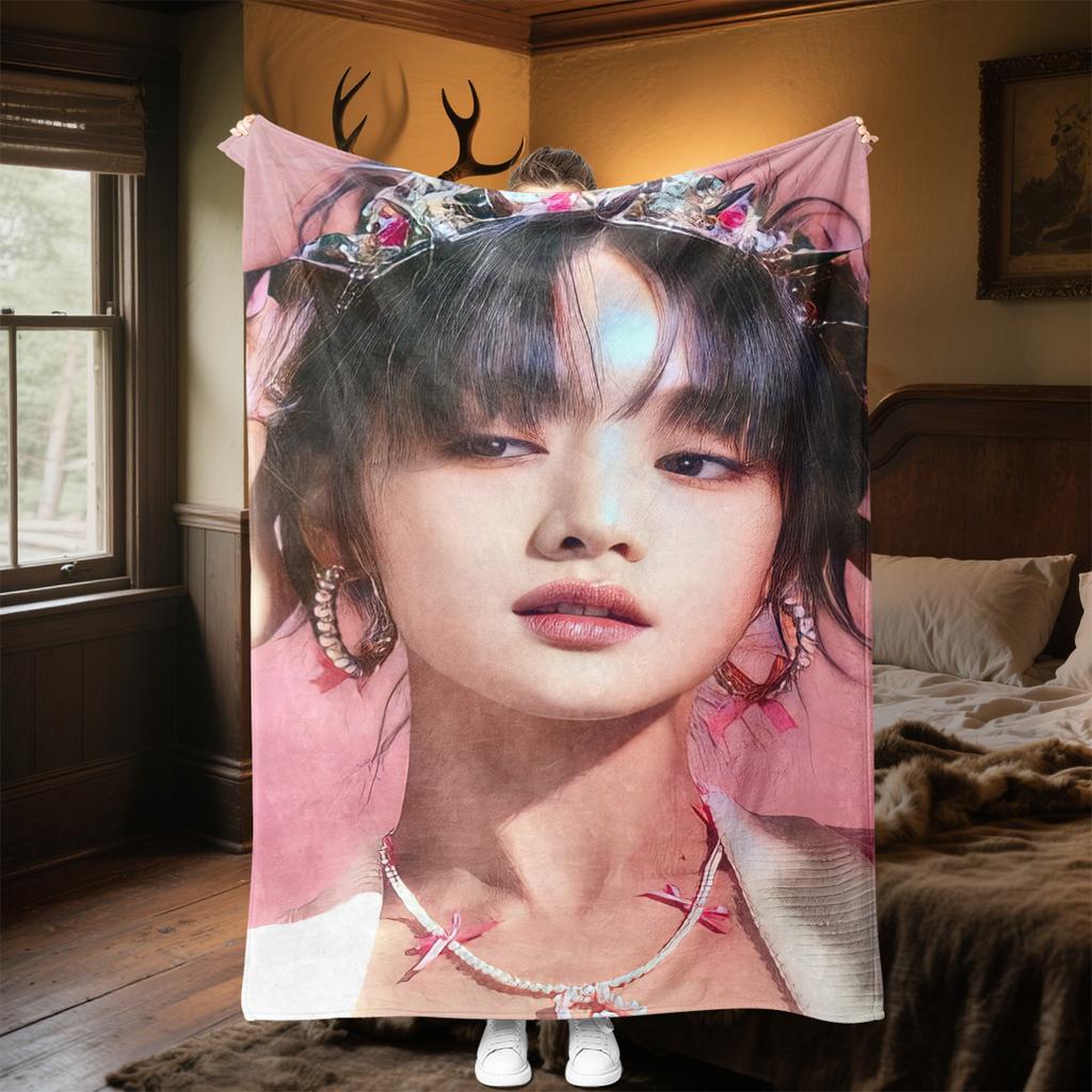 Black Elegance Plush Blanket Soft Comfortable All Seasons blanket Sofa Office Naps blanket Outdoor Travel throw Perfect Gift