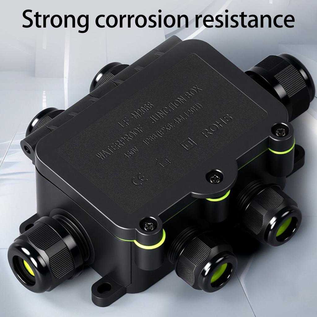 Multipurpose Waterproof Designs Outdoor Junction Box 5 8mm Rating Accessory for Undergrounds Electrical Connection