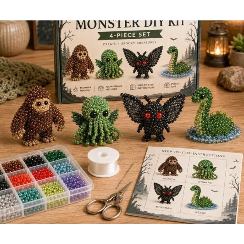 Набор для бисероплетения 3D DIY Животные Набор для рукоделия из бисера для детей и взрослых Снятие стресса Терапевтическая ручная игрушка Творческое хобби Принадлежности для бисероплетения